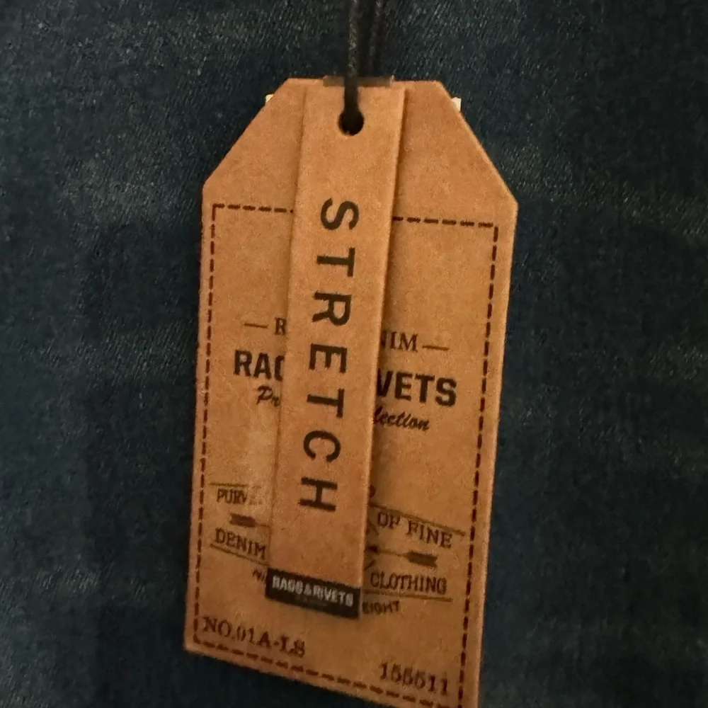 NWT Men Y2K era premium vintage-inspired jeans: Rags & Rivets collection. - Picture 4 of 14